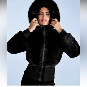 Victoria’s Secret Black Faux Fur Jacket